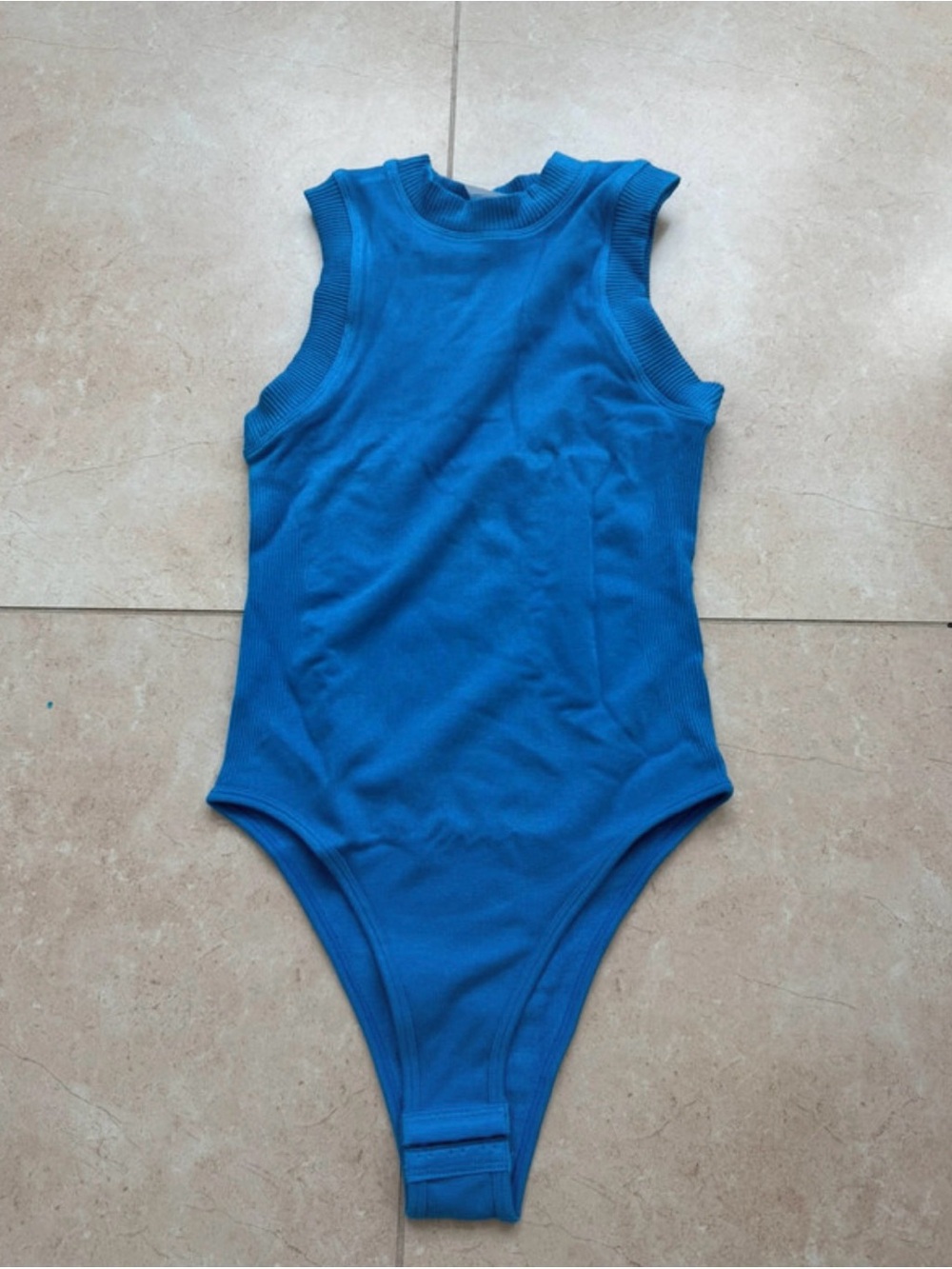 Blue bodysuit